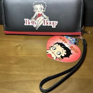 Betty Boop Reversible Black and Red Wallet